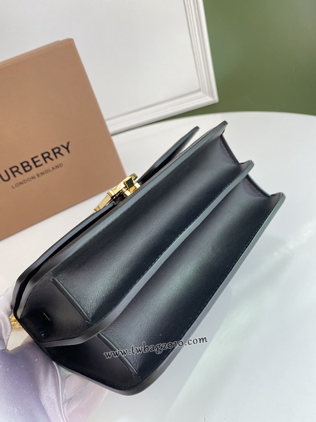 Burberry專門店新款小號TB刺繡絎縫鎖扣包 巴寶莉羔羊皮鏈條單肩斜挎女包 yxb1167